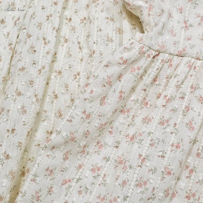 bebe nine46  (65cm-115cm) 2色圓翻領點點洋裝8