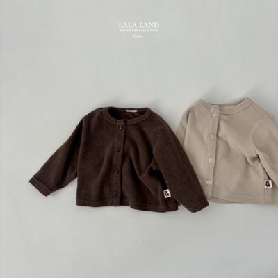 lala land37｜(60cm-83cm) 2色磨毛開襟外套17
