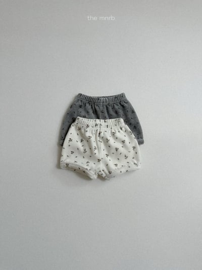 MiniRobe14｜(70-110) 碎花毛圈短褲7