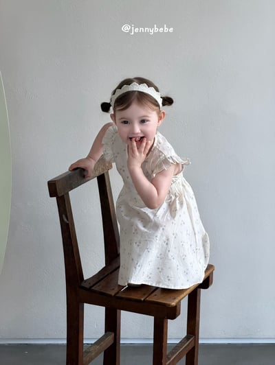 JE731｜(80-120cm) 小碎花背心洋裝11