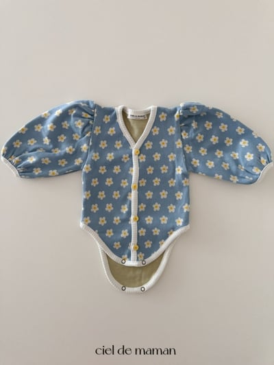 Cieldemaman｜(3-15m) 春天花朵包屁衣12