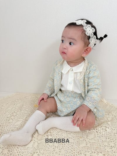 BBABBA02｜(60cm-83cm) 2色小花蕾絲包屁短褲3