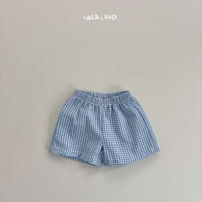lala land66｜(75-120cm) 4色格紋短褲20