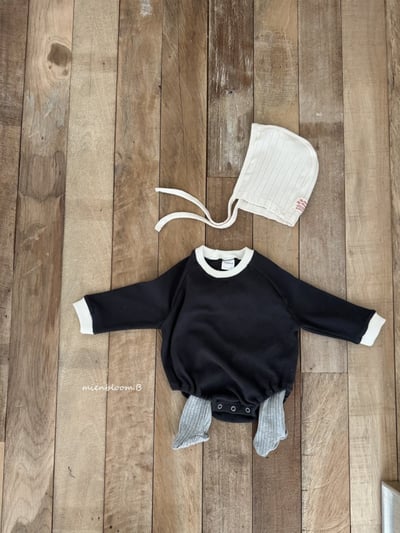 Bloom.b48｜(0m-18m) 撞色華夫格包屁衣8