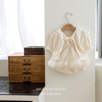 M-KIDS33｜(65-80cm) 浪漫綁帶包屁洋裝24