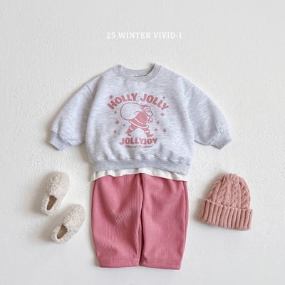 vivid36｜(78cm-125cm) 柔軟燈芯絨刷毛長褲10