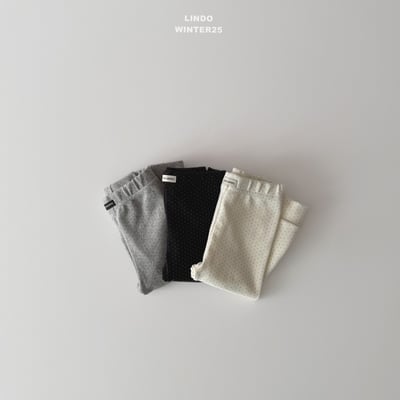 Lindo58｜(80cm-125cm) 波點緊身束口褲10