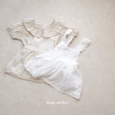 mimi market30 (75-90cm)  蕾絲圍裙吊帶裙3
