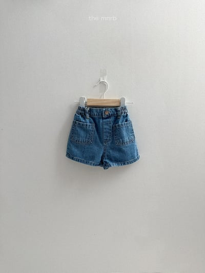 MiniRobe35｜(70-110) 雙口袋牛仔短褲5