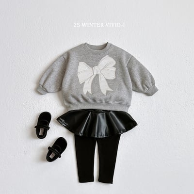 vivid67｜(78cm-125cm) 蝴蝶結刺繡印花休閒上衣8