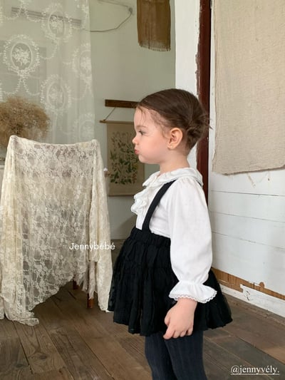 JE554｜(73-100cm) 宮廷風花邊領上衣/包屁衣17