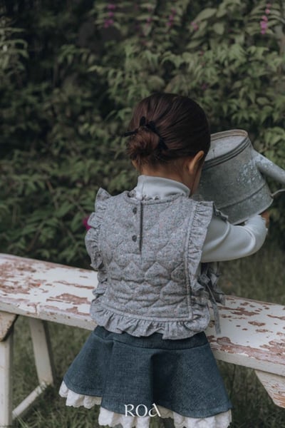 ROA25｜(80cm-120cm) 2色蕾絲拼接棉質短裙14