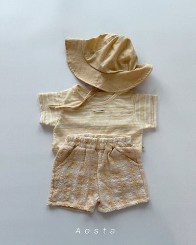 AOSTA02｜(6m-5y) 3色格子短褲11