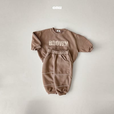 onu 28｜(70cm-115cm) 簡約壓線束口褲6