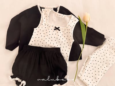 Valubebe 36｜(65-80cm) 壓花蕾絲燈籠褲8