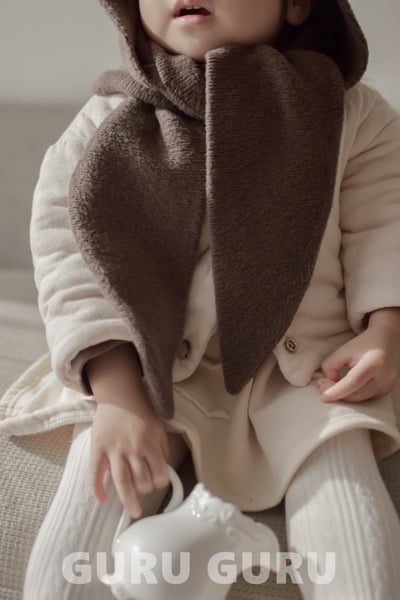 GURU GURU07｜(6m-24m) 4色連帽圍巾6