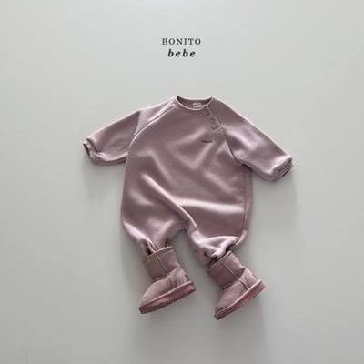 Bonito81｜(3m-18cm) 簡約logo針織連身衣6