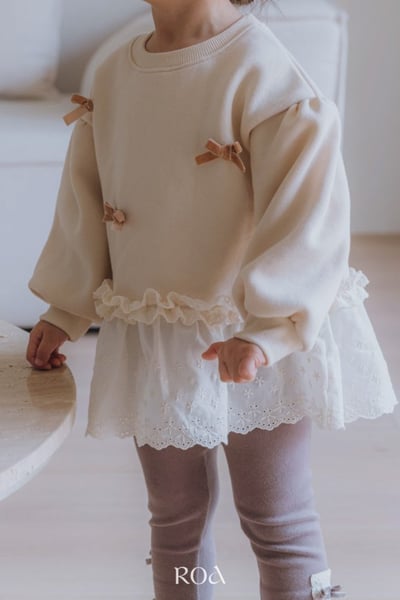 ROA05｜(80cm-120cm) 2色蝴蝶結蕾絲裙底上衣17