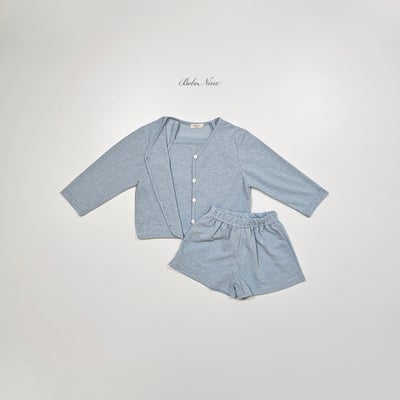 bebe nine47  (65cm-115cm) 3色素色簡約三件組6