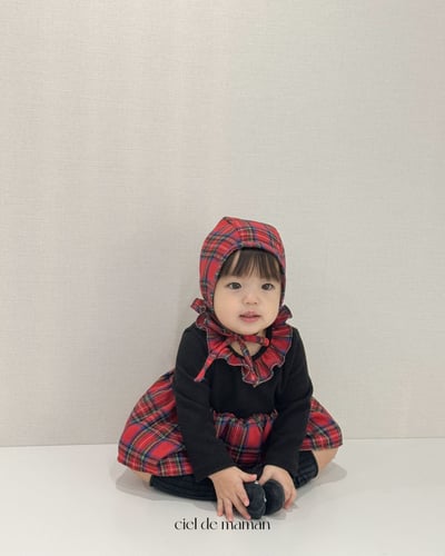 Cieldemaman15｜(3M~15M)  2色瑪麗格子連身裙6