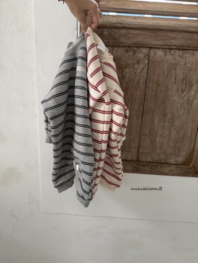 Bloom.b05｜(0m-24m) 小標條紋連身衣7