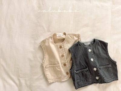 Valubebe 06｜(65-90cm) 牛仔背心外套3