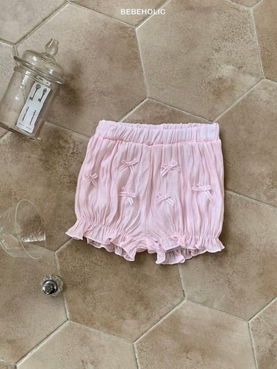 Bebe holic12｜(3m-18m) 蝴蝶結鬆緊褲9
