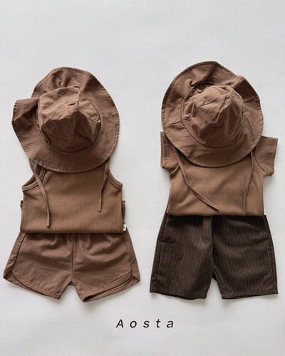 AOSTA52｜(6m-5y) 線條口袋芙烈褲12