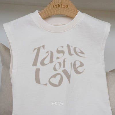M-KIDS25｜(65-115cm) 英字印花無袖上衣4
