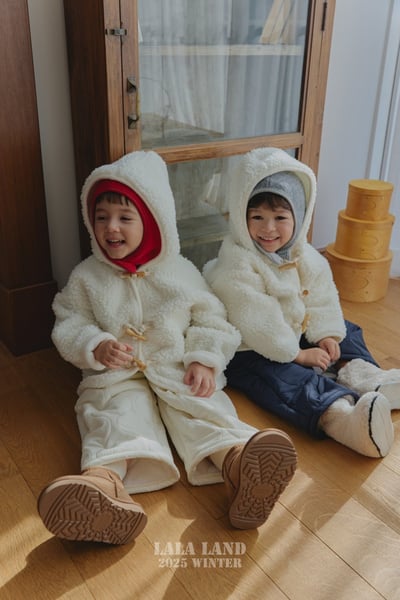 lala land53｜(75cm-120cm) 2色牛角扣刷毛連帽外套5