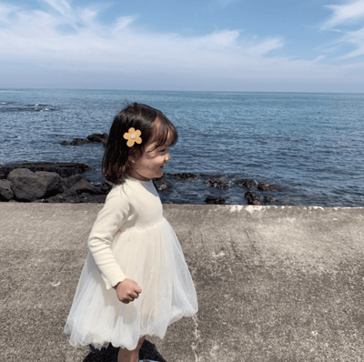 (73-140cm) 簡約高質感澎澎裙薄紗洋裝/少量現貨3