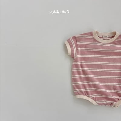 lala land25｜(3m-18m) 2色條紋包屁衣18