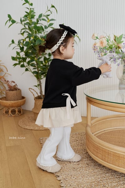 bebe nine23 (free) 2色黑白大蝴蝶結髮帶3