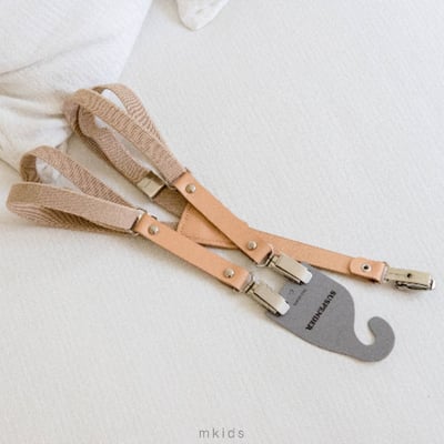M-KIDS56｜(65-115cm) 英式吊帶褲夾6