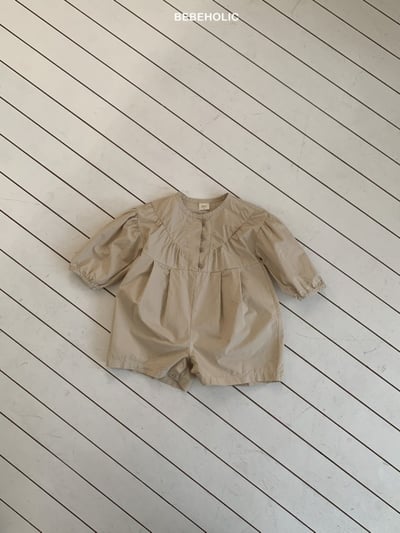 Bebe holic54｜(6m-18m) 日系簡約連身包屁褲10