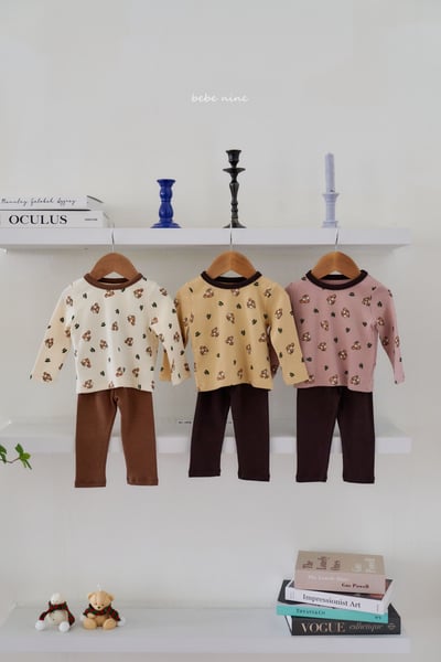 bebe nine17 (65cm-75cm) 3色松鼠家居套裝2