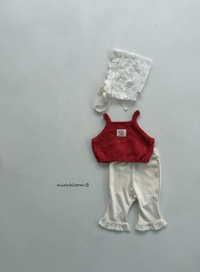 Bloom.b27｜(55cm-118cm) 蕾絲花邊喇叭褲12