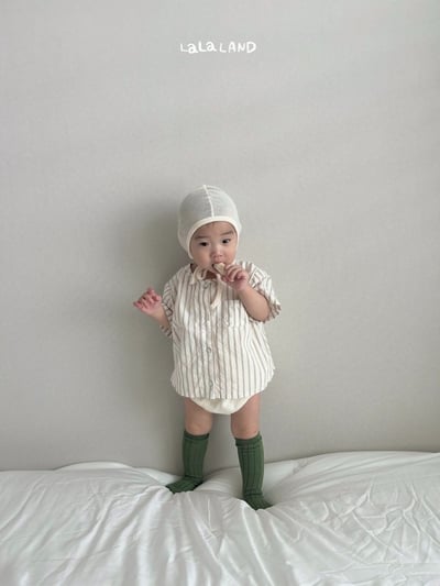 lala land27｜(3m-18m) 2色條紋襯衫5