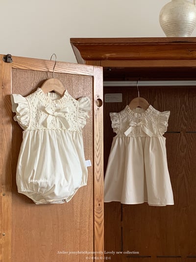 JE732｜(66-120cm) 刺繡緞帶包屁衣/洋裝16