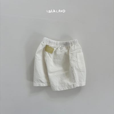 lala land02｜(3m-18m) 3色口袋棉質短褲15