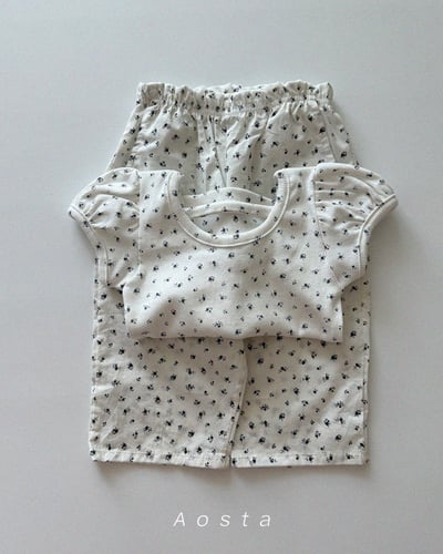 AOSTA37｜(6m-5y) 2款甜美小碎花長褲12