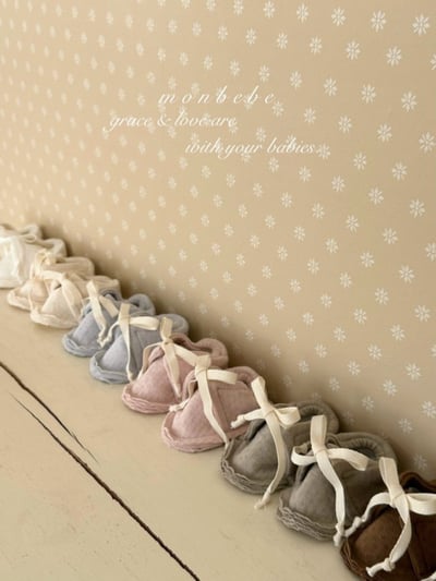 MONBEBE26｜(free) 新生兒軟底鞋2