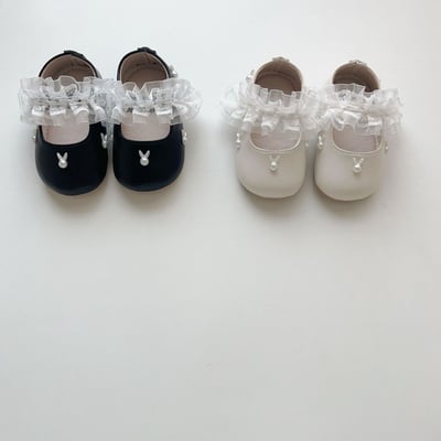 兔子珍珠蕾絲學步鞋6