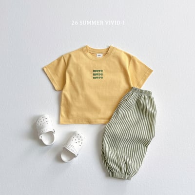 vivid20｜(78cm-125cm) 5款刺繡撞色字母套裝11