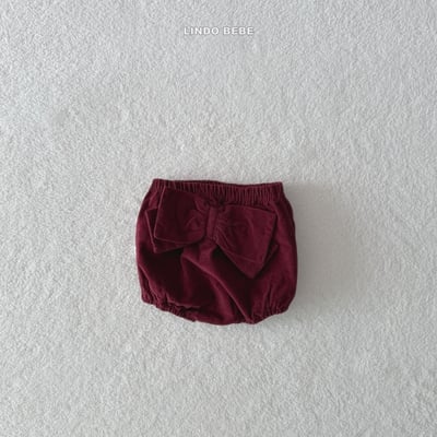 Lindo08｜(3m-18m) 蝴蝶結燈籠短褲4