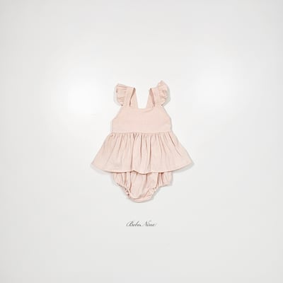 bebe nine37  (6m-24m) 3色小荷葉蛋糕套裝4