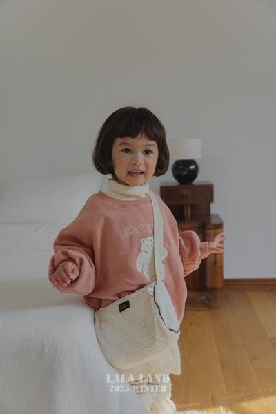 lala land66｜(75cm-120cm) 3色小雪熊刷毛休閒上衣5