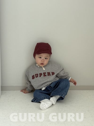 GURU GURU03｜(~1y-6y) 2色英字休閒上衣16