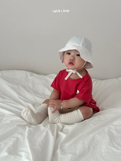 lala land08｜(3m-18m) 4色經典LOGO愛心上衣9