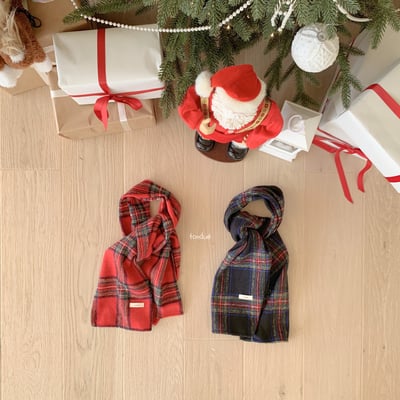 Fondue 35｜(Free  24x120cm)  格子圍巾3